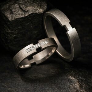 Alliances or gris et diamants “Accord Minéral