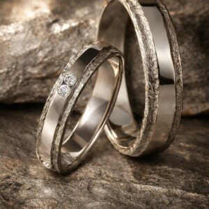 Alliances or gris et diamants “Accord Minéral