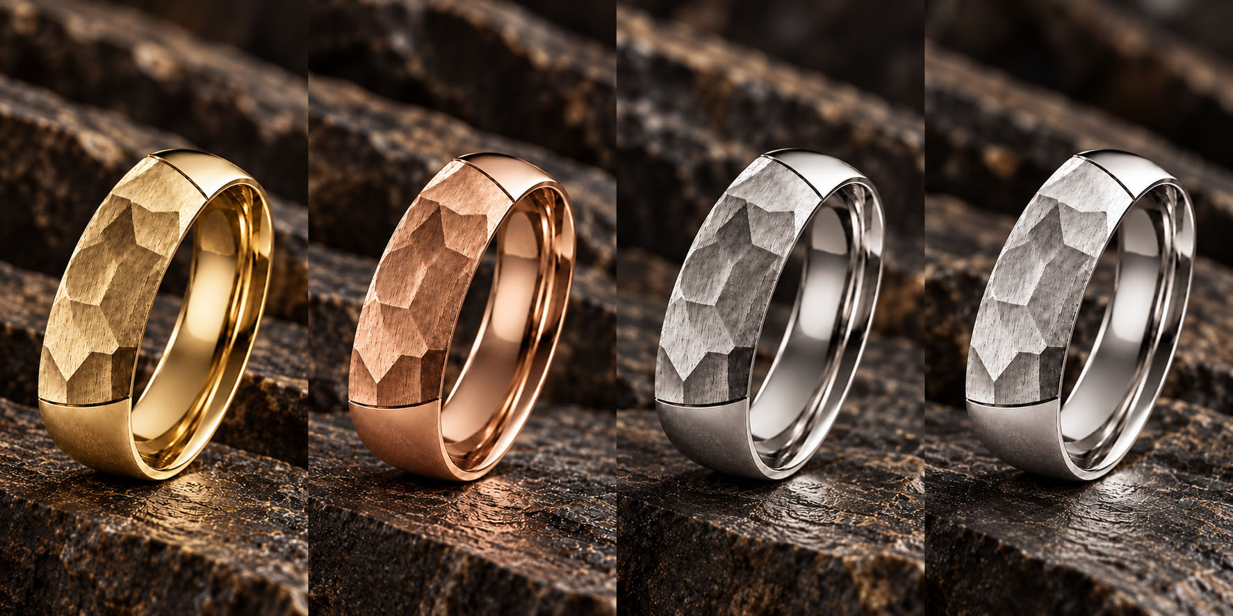 Quelle matière choisir pour son alliance : or jaune, or rose, or gris ou platine